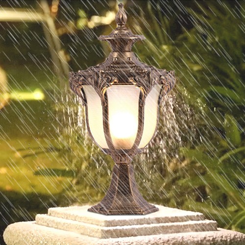 Post Lantern Light Garden Lamp Yard Patio Pillar Lighting Outdoor Fixture LED - Picture 7 of 16