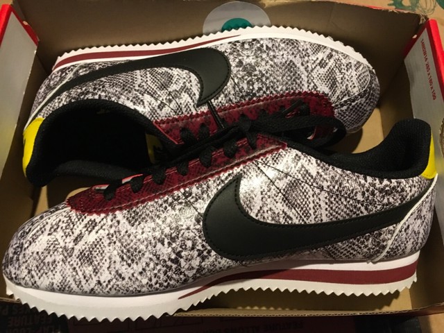 snakeskin nike cortez