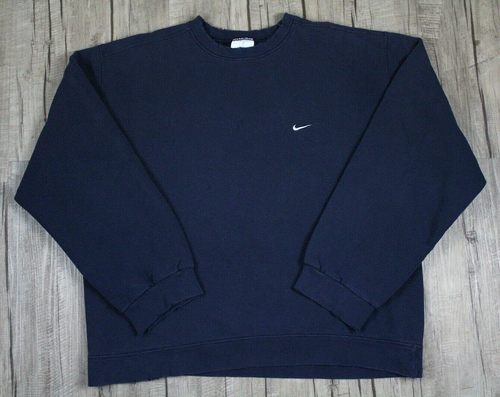 Vintage 90s Nike Small Swoosh Blue 