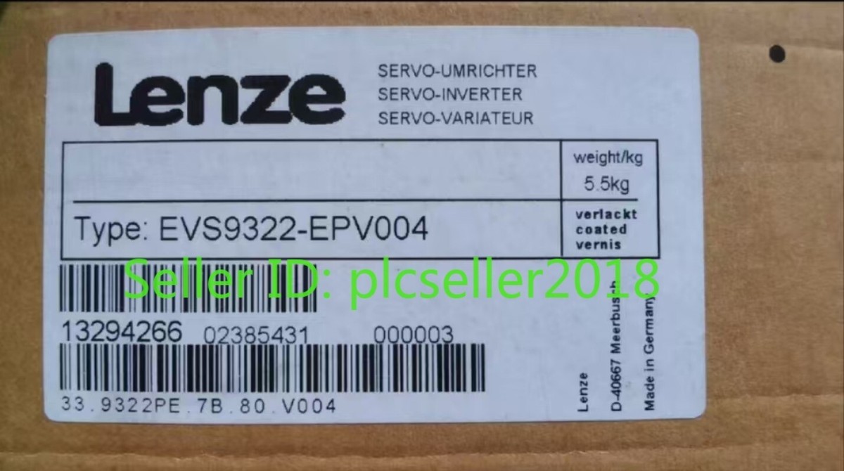 LENZE frequency converter EVS9322-EPV004 DHL or FedEx | eBay