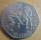 London Olympic 2012 50p Coin - Hockey - FREE POSTAGE