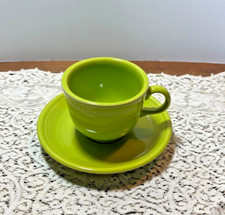 Fiesta Cup & Saucer Set Chartruese Homer Laughlin HLC Fiestaware Made in USA