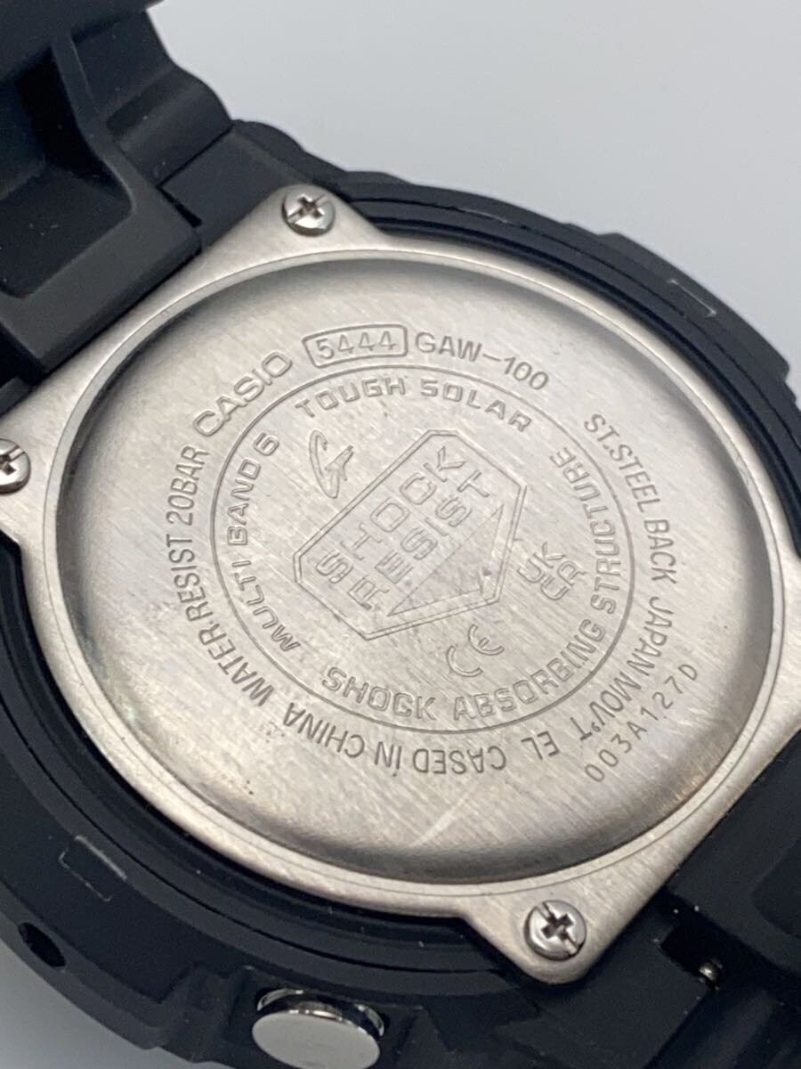 CASIO G-SHOCK GAW-100-1AJF Black Resin Tough Solar Digital Analog