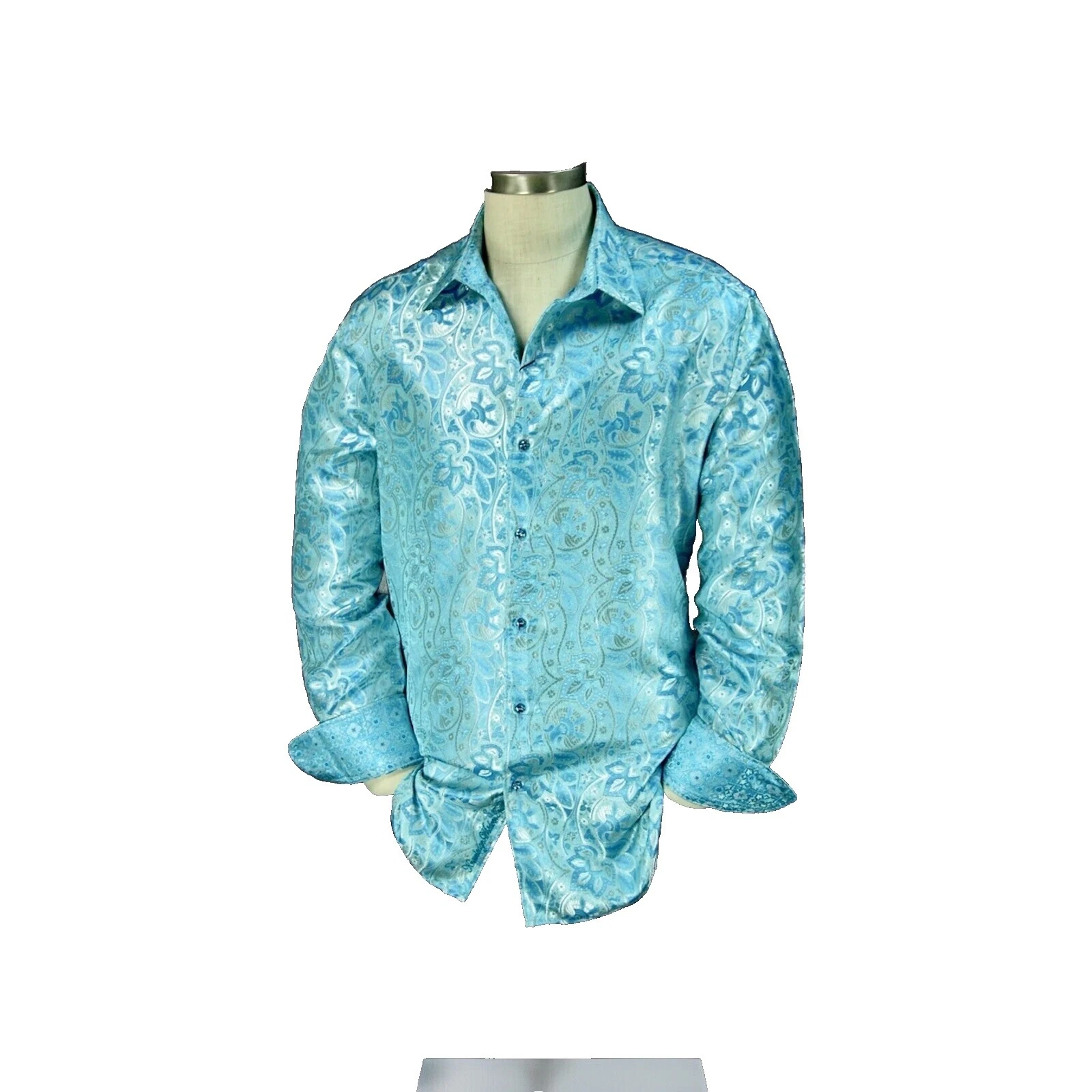 Robert Graham Paisley Regular Size XL Casual Button-Down Shirts for Men