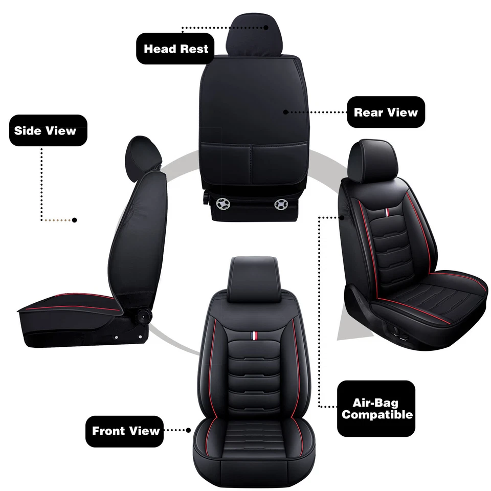 For Subaru Forester Legacy Outback Car Seat Covers 5-Seats Cushion Full Set Foto 4 de 4