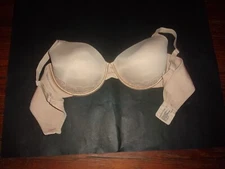 Vanity Fair beige lined bra 42DD