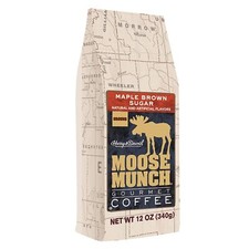 6 Pack - Moose Munch Maple Brown Sugar Flavored Ground Coffee - 12 oz 12.22 per pound