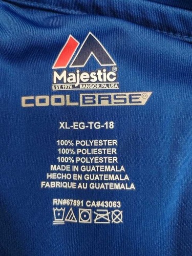 Majestic Juventud Mate Harvey New York Mets Sintético Player T-Shirt Real XL (18 - Imagen 7 de 9