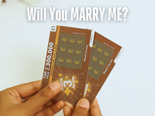 2 PCS - Will You MARRY ME ? Premium Proposal Scratch Cards | Marriage Proposal