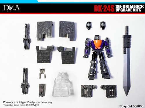 DNA Design DK-24S UPGRADE KITS For SS86 Shattered Glass Grimlock ! - Picture 2 of 7