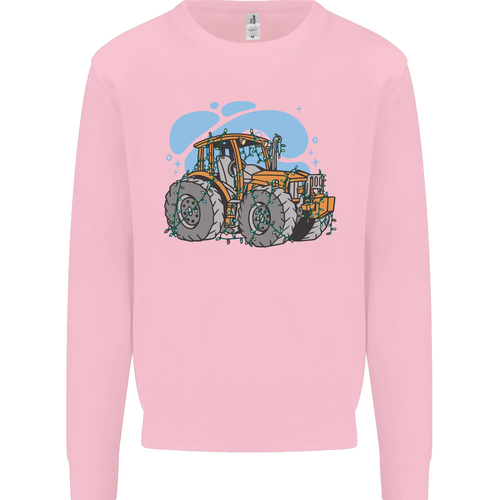 Christmas Tractor Farming Farmer Xmas Kids Sweatshirt Jumper - Picture 46 of 67