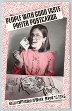 Postcard Collecting Ad National Postcard Week 1986 Limited Edition 