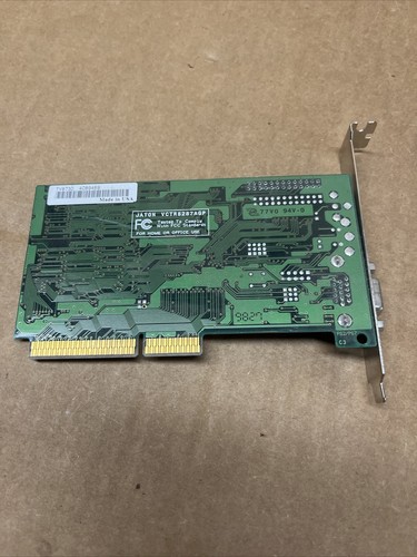 Vintage JATON Trident VCTR8287G/V2 AGP 3D Video Graphics Card TV873D 8287G/V2 - Picture 3 of 3