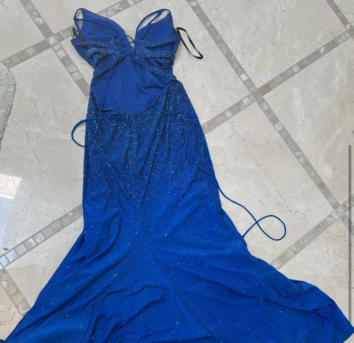 Royal Blue Alyce Paris Prom Dress Barely Used | eBay