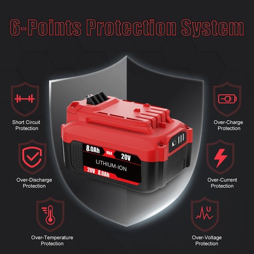 PACK For Craftsman V20 20 Volt 7AH 8.0Ah Li-ion Battery CMCB204 CMCB202 CMCB206 - Picture 11 of 18