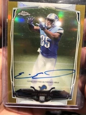 2014 Topps Chrome Gold ERIC EBRON RC AUTO /10 Rookie Autograph SP SSP