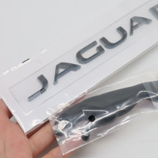 3D Rear Tailgate Emblem Letter Badge Replacement For Jaguar T2R27585 Gloss Black