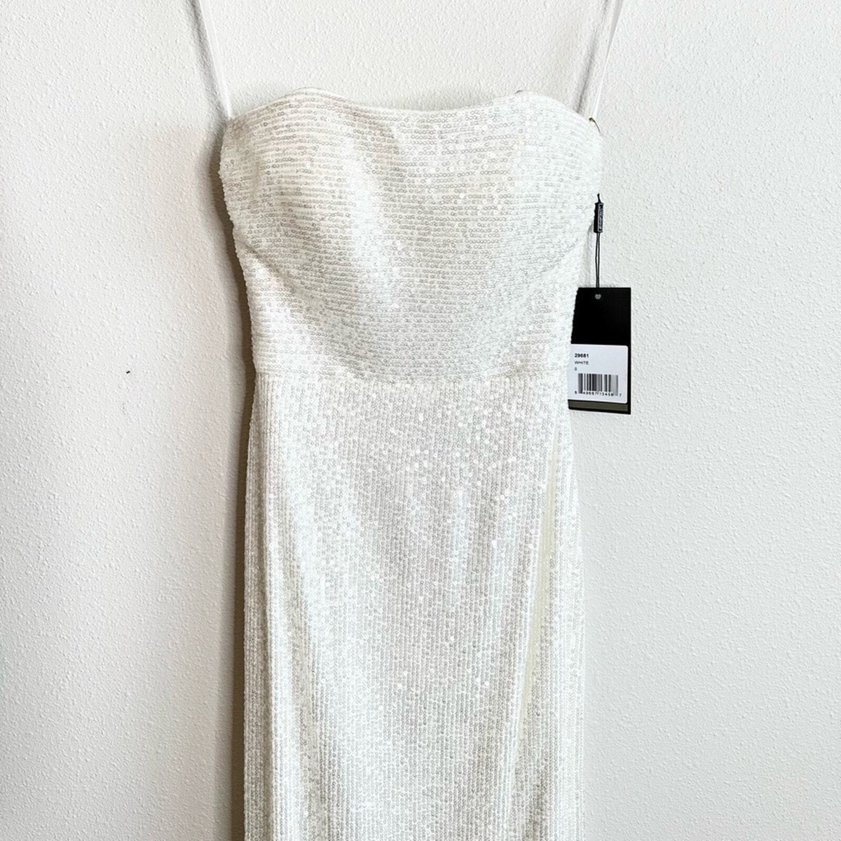 la femme white sequin dress La Femme 29962 Dress