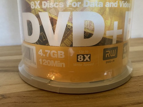 NIP Velocity DVD+R ~ 8X Discs for Data & Video ~ 4.7 GB/120 Minutes ~100 Pack - Picture 3 of 9