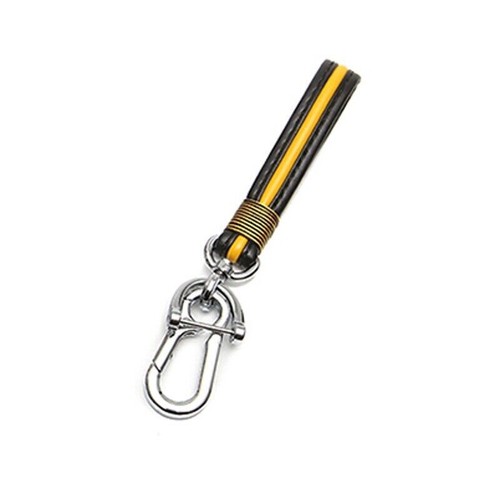 Men Metal Leather Car Keychain Keyring Purse Bag Key Chain Ring Keyfob Fashion - Picture 15 of 16