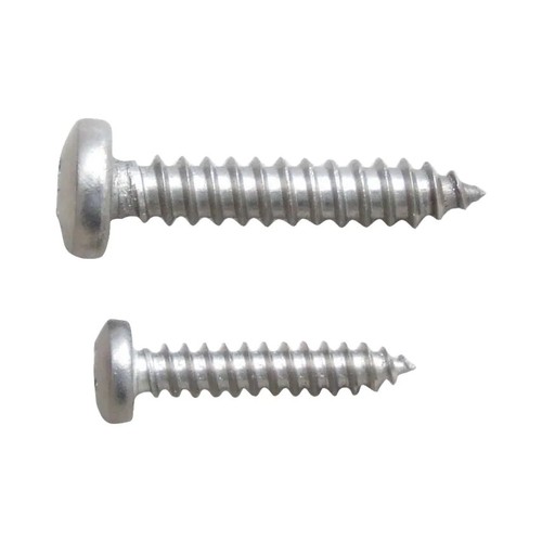 No.12 (5.5mm) POZI PAN SELF TAPPING SCREWS POZIDRIVE TAPPERS A2 STAINLESS STEEL - Picture 8 of 10