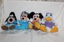 Vintage 1984 Hardee s Disney Mickey s Christmas Carol Plush Complete Set Of 4
