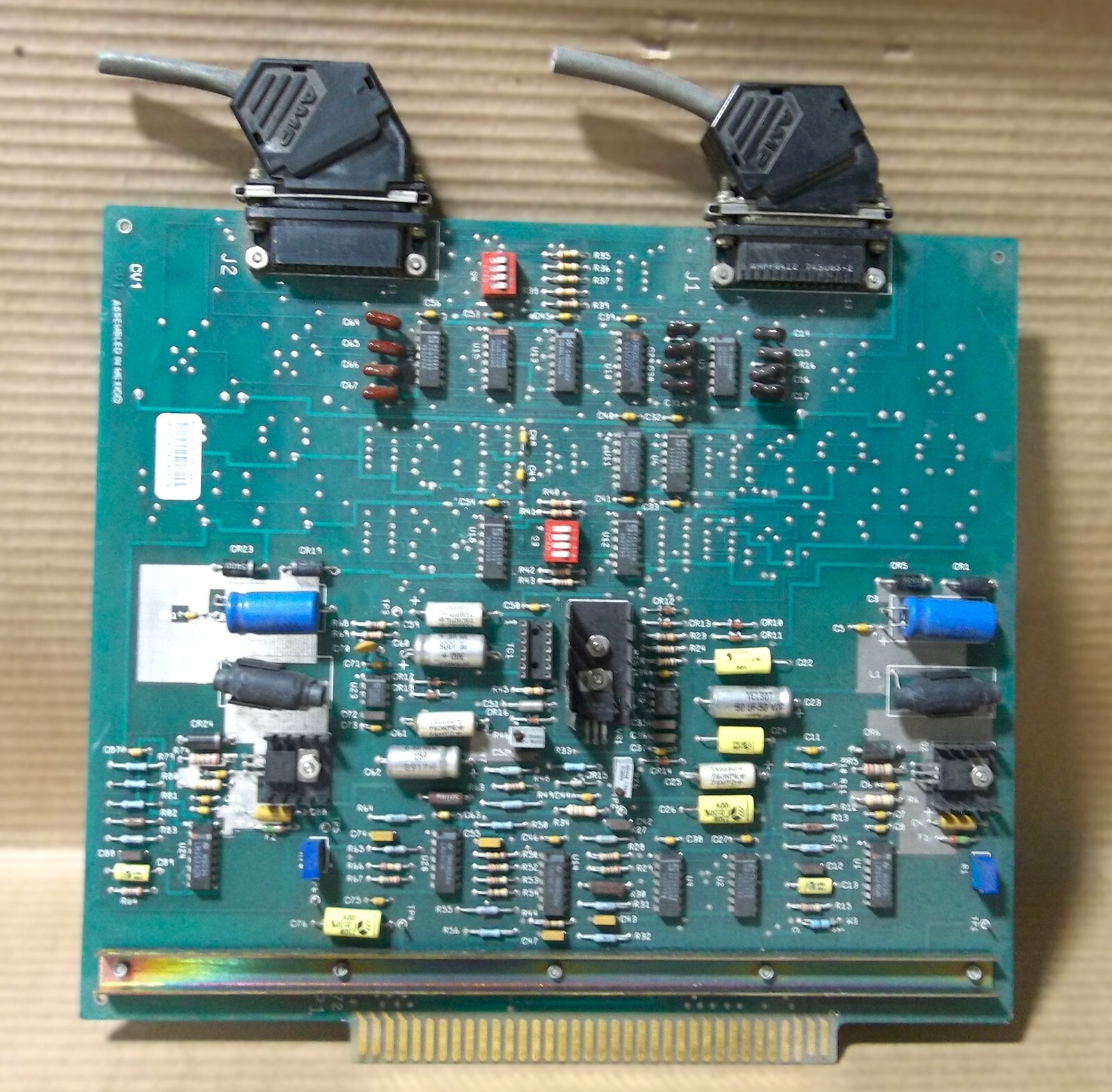 ABB TAYLOR 125P2604-2 REV. A /AV1 FIRE ALARM CIRCUIT BOARD CARD