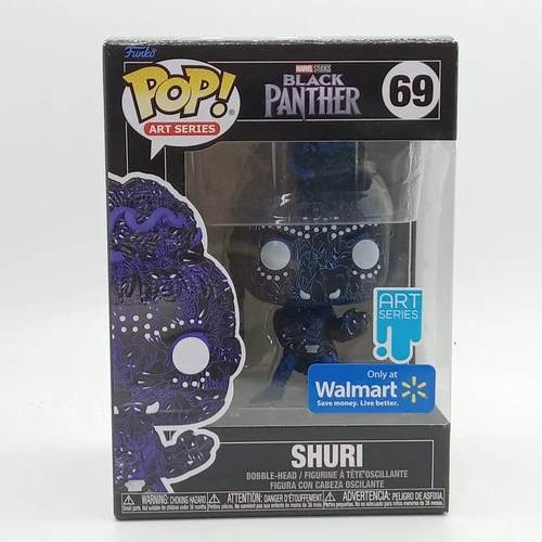Funko Pop! Shuri 69 Walmart Exclusive Art Series Black Panther MArvel Comics Toy
