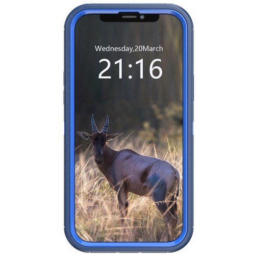 For iPhone 11/Pro/Pro Max Shockproof Case 3 in 1 Protective Cover Tempered Glass - Picture 5 of 56