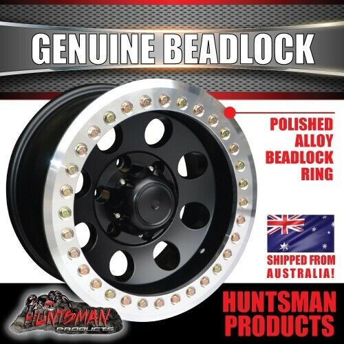 Huntsman Products 15X8 6/139.7 PCD -30 Offset Alloy Genuine Beadlock Rim - Picture 3 of 5