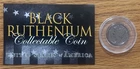 1940 BLACK RUTHENIUM MERCURY DIME WITH COA