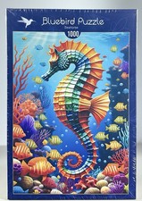Bluebird  Seahorse  1000 Pc Jigsaw Puzzle NIB  Import  Underwater Art