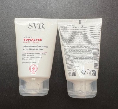 (Pack of 2) SVR Topialyse Nutri-Repair Hand Cream 2 x 50ml - Exp: 05/26 