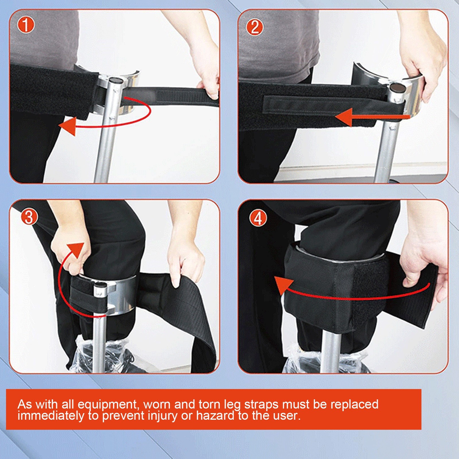 Pieces Drywall Stilt Straps Comfortably Padded Stilt Straps Made Of Nylon With
