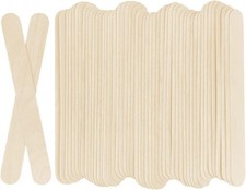 100Pcs Jumbo Wooden Craft Sticks Popsicle Stick 6  Long x 3/4  Wide 6 inch