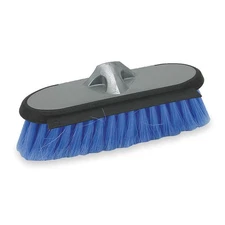 TOUGH GUY 2ZPC6 Flow Through Brush Head,10" L,Blue 2ZPC6