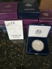 11 Silver Eagle Proofs w/box coa
