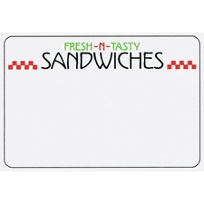 HUBERT "Fresh-N-Tasty Sandwiches" Sandwich Labels - 3"L x 2"H