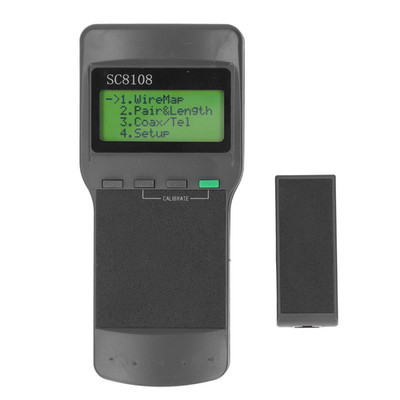 SC8108 Cable Tester for RJ45 Twisted Pair Continuity and Breakpoint Detection
