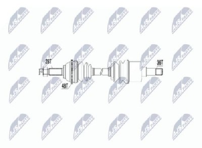 Original NTY Antriebswelle NPW-FR-031 für Ford
