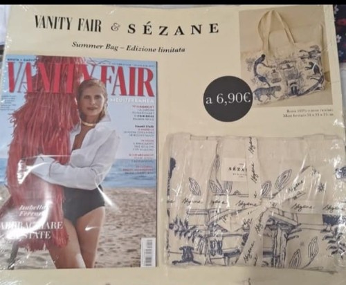 Cezane Vanity Fair Tasche Blau