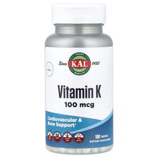 Vitamin K, 100 mcg, 100 Tablets
