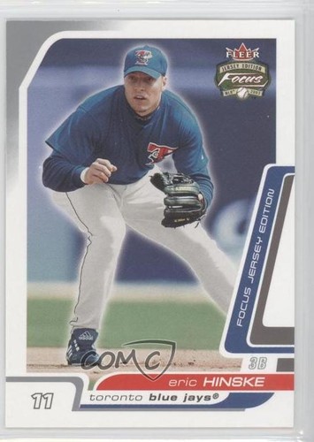 2003 Fleer Focus Jersey Edition Eric Hinske #105 card