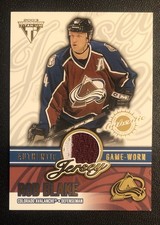 2003 Pacific Titanium Rob Blake Authentic Game Worn Jersey /1020 #16 Avalanche