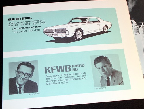 Disneyland 1967 GRAD NITE '67 Entertainment Program Walt Disney History Vault - Picture 6 of 9
