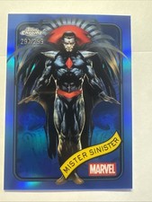 2025 Topps Chrome Marvel Mister Sinister Blue Refractor 297/299 #155