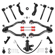 15x Front Upper Control Arms Sway Bars Idler Arm for Chevy GMC K1500 K2500 Tahoe