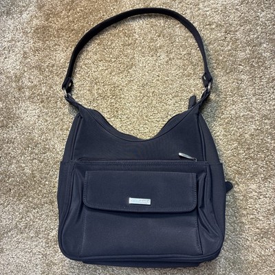 Vecceli Collection Navy Nylon Shoulder Bag Nice Quality Pockets