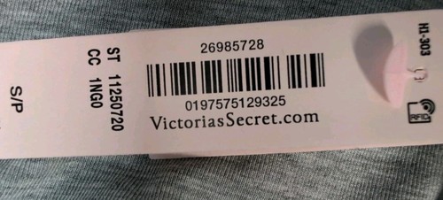 Victoria's Secret Modal Soft Long Pajama Set 2pc S/P Heather Gray (60613) - Picture 13 of 14