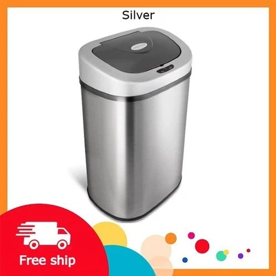 Nine Stars Motion Sensor Automatic Trash Can, 21-Gallon Stainless Steel